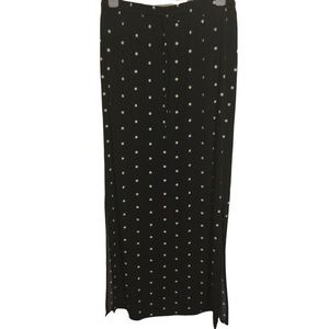 🖤 White House Black Market Polka Dot Maxi Skirt Small